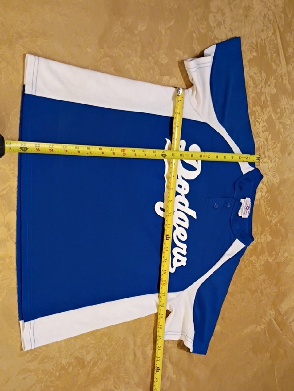 MLB Los Angeles Dodgers Blue & White Dodgers Baseball Jersey Boy Size M